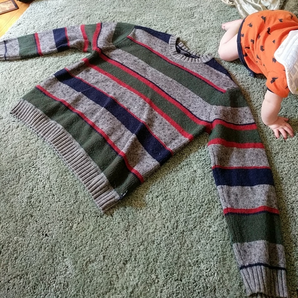 Unisex striped sweater
